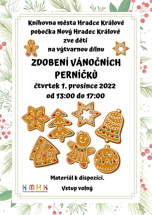 Výtvarná dílna – Zdobení vánočních perníčků