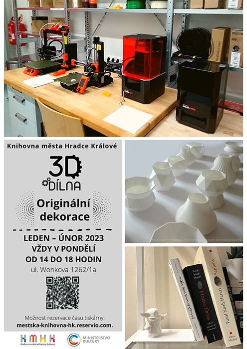 Originální dekorace v 3D dílně