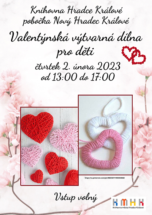 Valentýnská výtvarná dílna pro děti