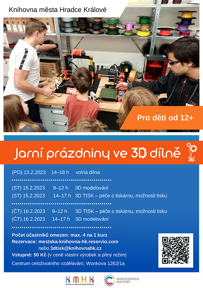 Jarní prázdniny ve 3D dílně