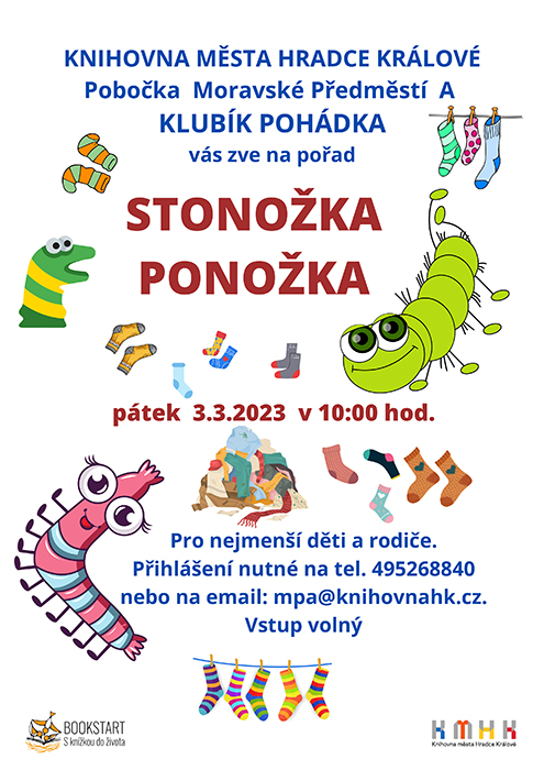 Klubík Pohádka – Stonožka Ponožka