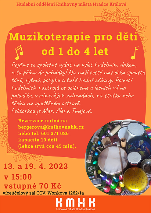 Muzikoterapie pro děti od 1 do 4 let
