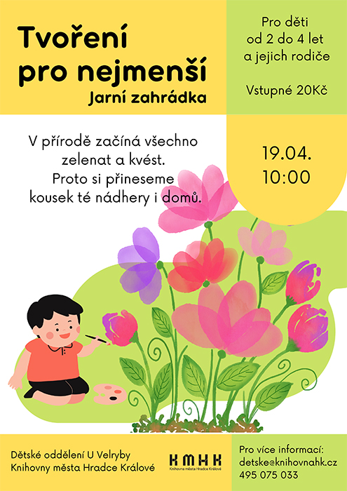 Tvoření pro nejmenší – Jarní zahrádka