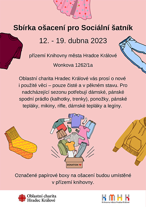 Sbírka ošacení pro Sociální šatník