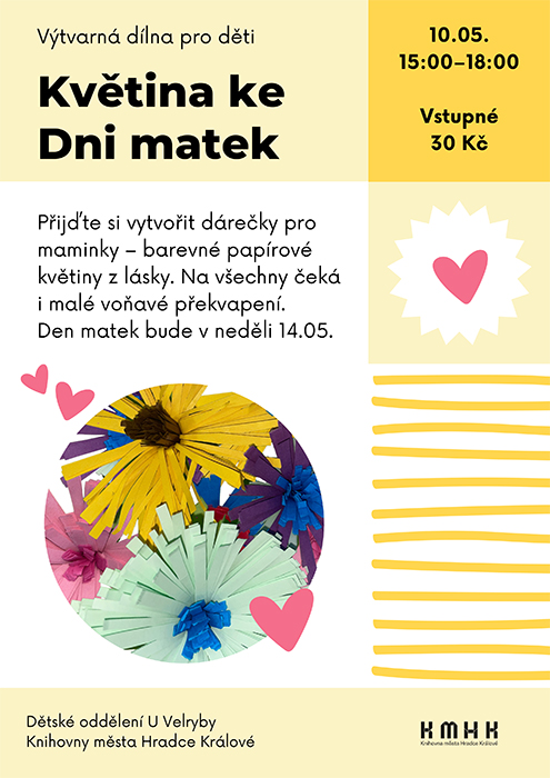 Výtvarná dílna – Květina ke Dni matek