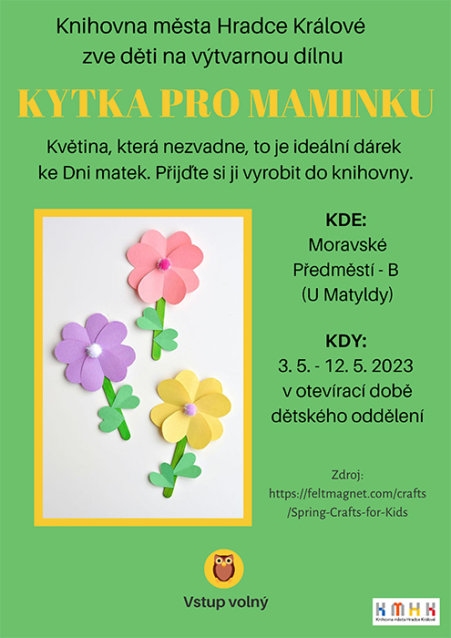 Výtvarná dílna – Kytka pro maminku