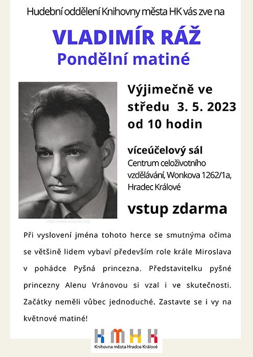Pondělní matiné – Vladimír Ráž