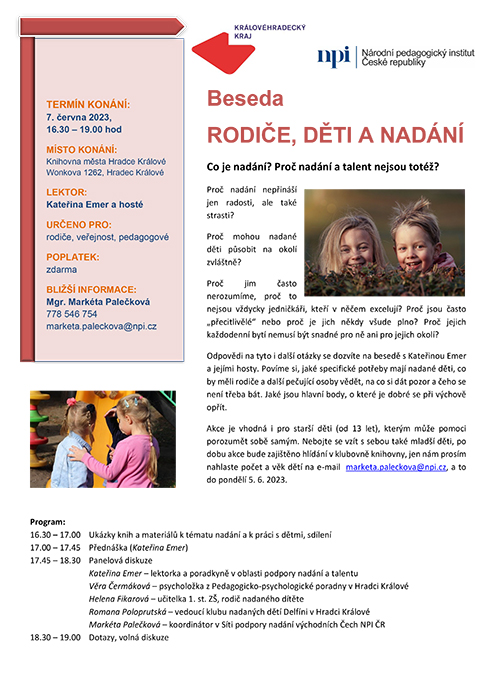 Děti, rodiče a nadání