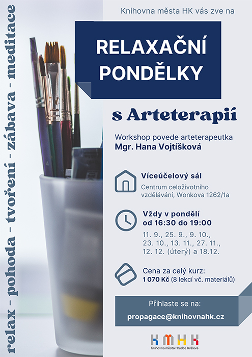 Relaxační pondělky s arteterapií