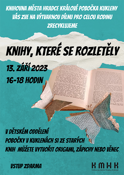 Rodinná výtvarná dílna – Knihy, které se rozletěly