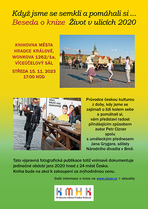 Beseda o knize Život v ulicích 2020