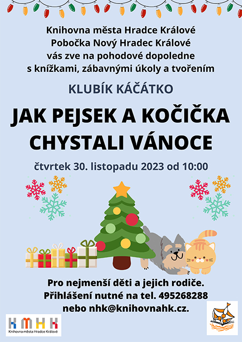 Klubík Káčátko – Jak pejsek a kočička chystali Vánoce