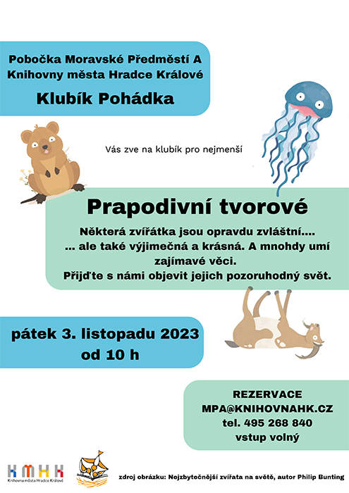 Klubík Pohádka – Prapodivní tvorové