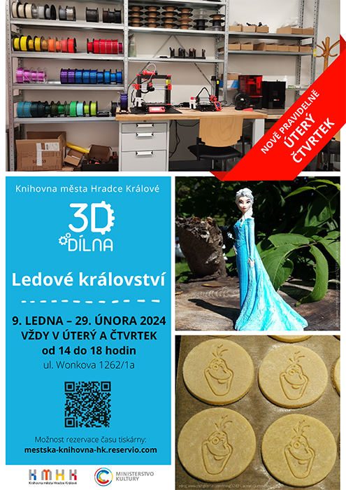 Ledové království v 3D dílně