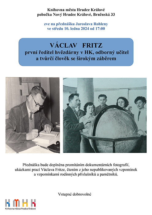 Václav Fritz – První ředitel hvězdárny HK