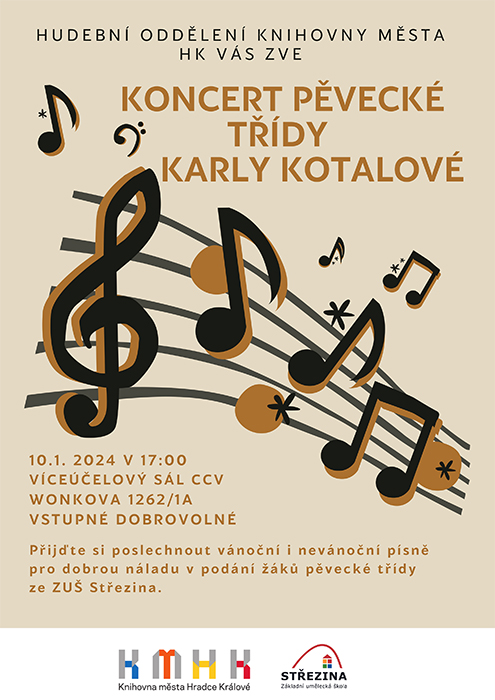Koncert pěvecké třídy žáků Karly Kotalové