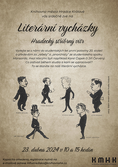 Literární vycházky – Hradecký stříbrný vítr