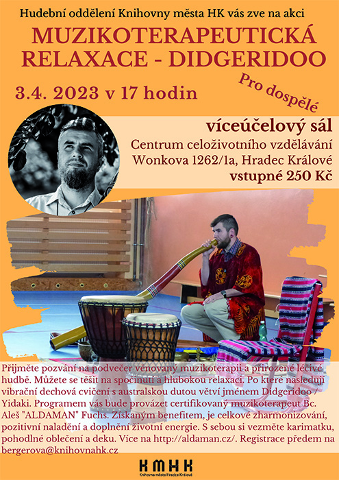Muzikorelaxace pro dospělé – Didgeridoo/Yidaki