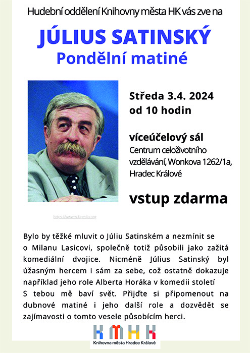 Pondělní matiné – Julius Satinský