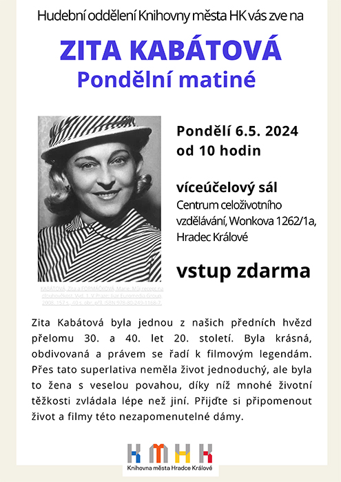 Pondělní matiné – Zita Kabátová