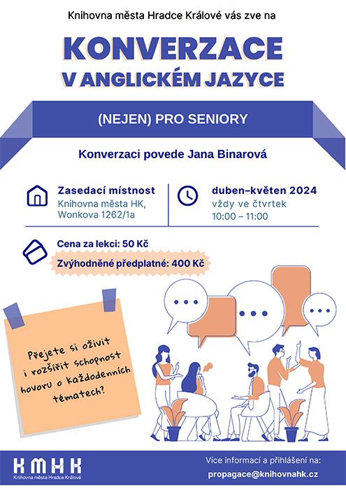 Konverzace v anglickém jazyce (nejen) pro seniory