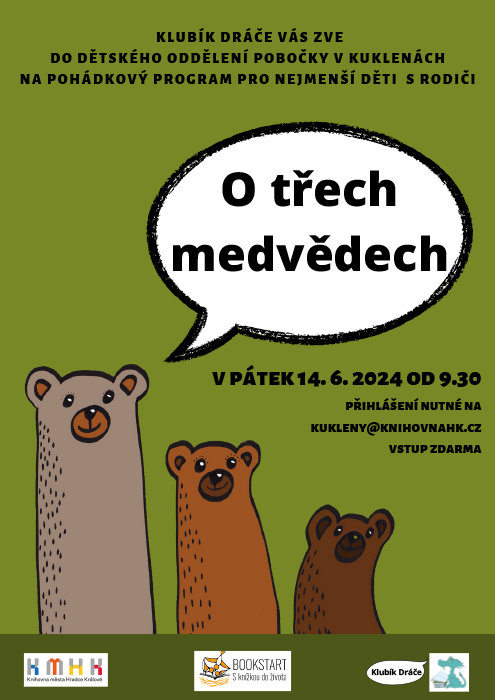 Klubík Dráče – O třech medvědech