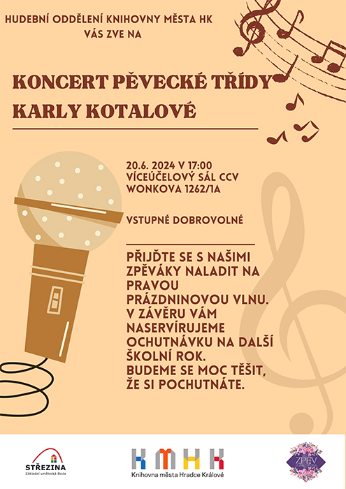 Koncert pěvecké třídy žáků Karly Kotalové