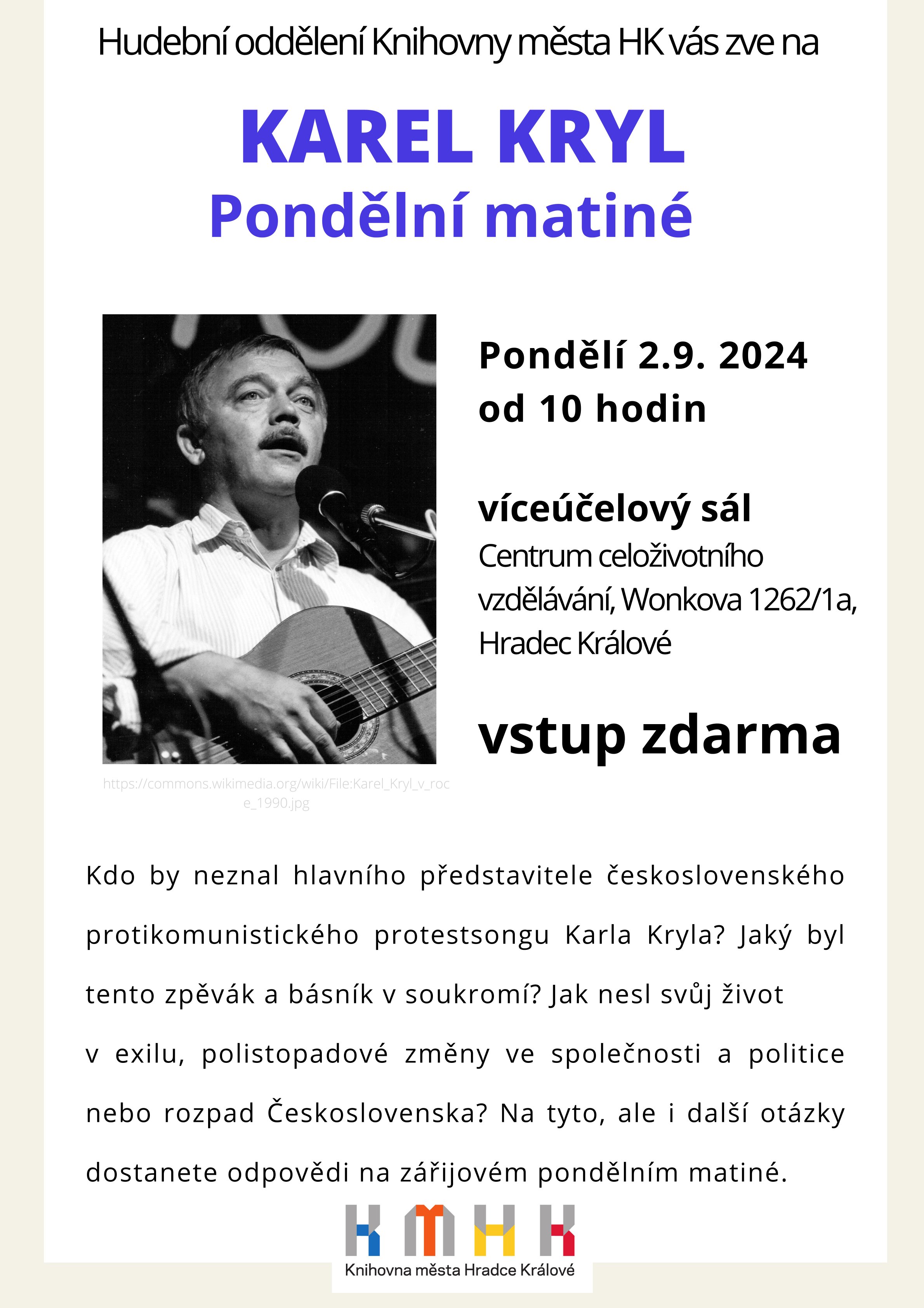 Pondělní matiné – Karel Kryl
