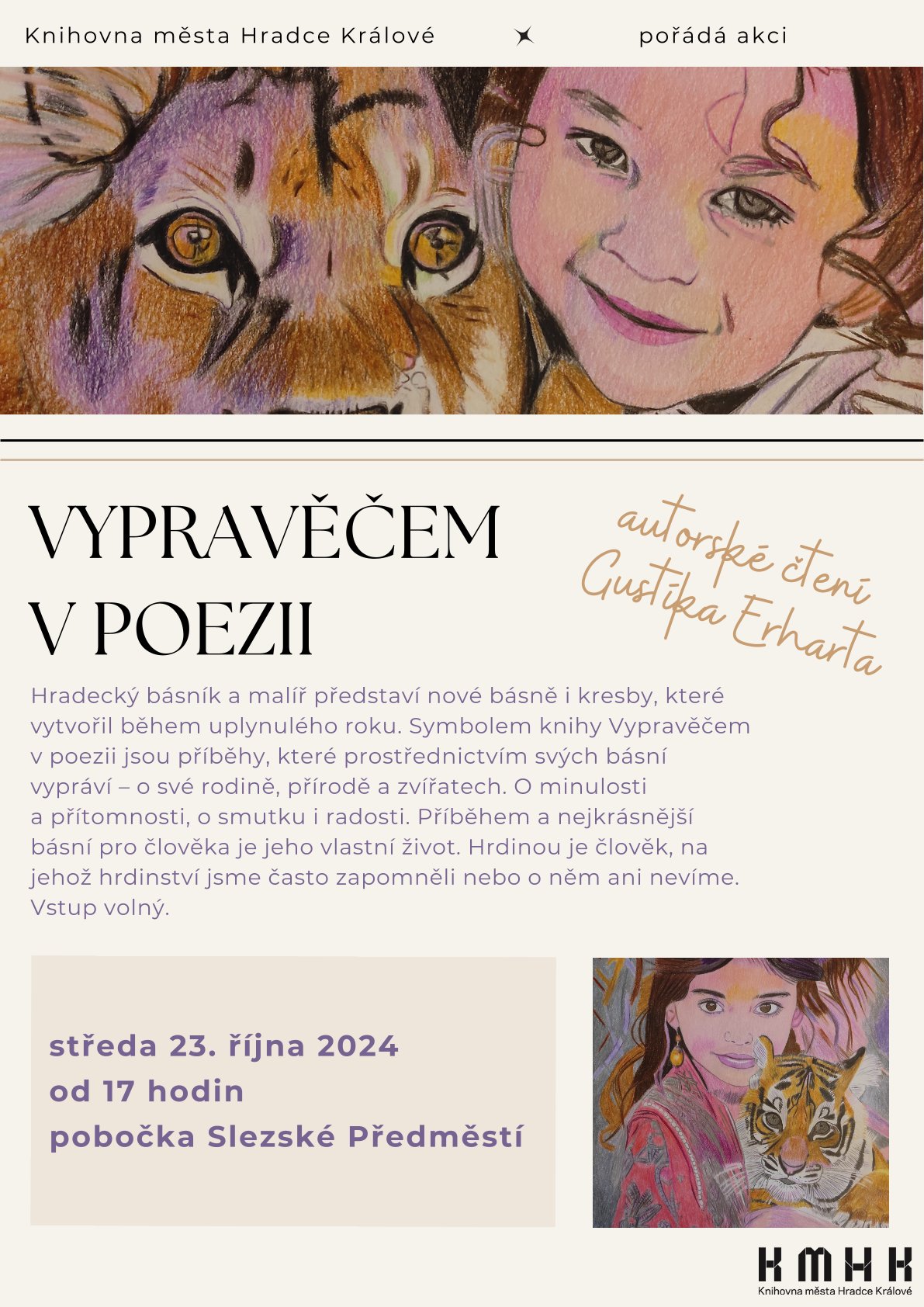 Vypravěčem v poezii – Autorské čtení Gustíka Erharta