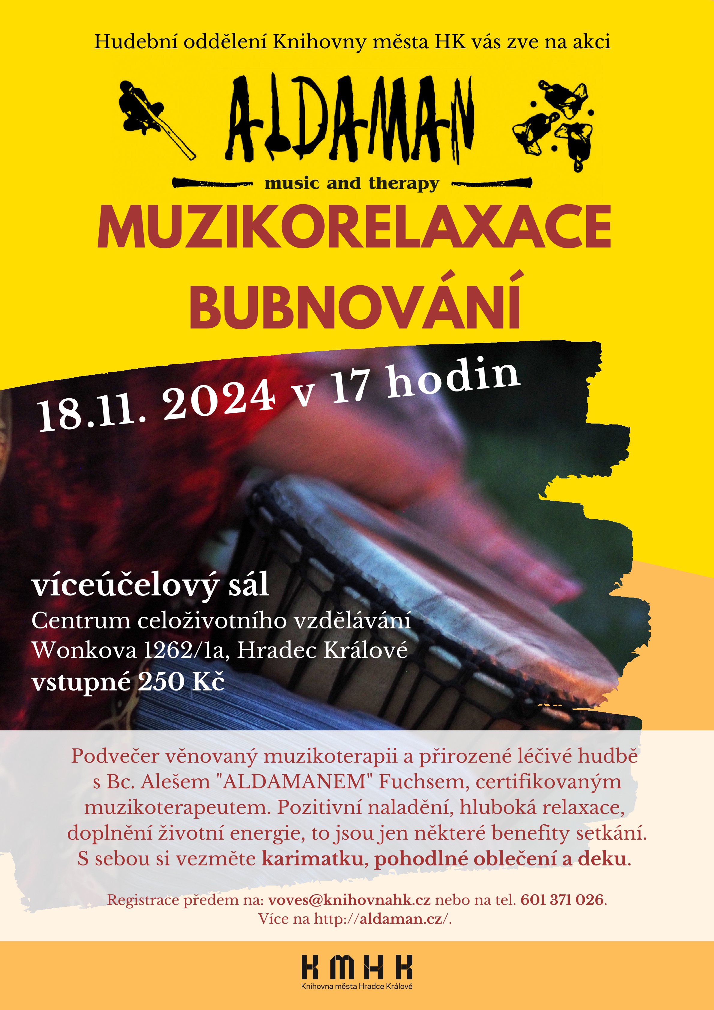Muzikorelaxace – Bubnování