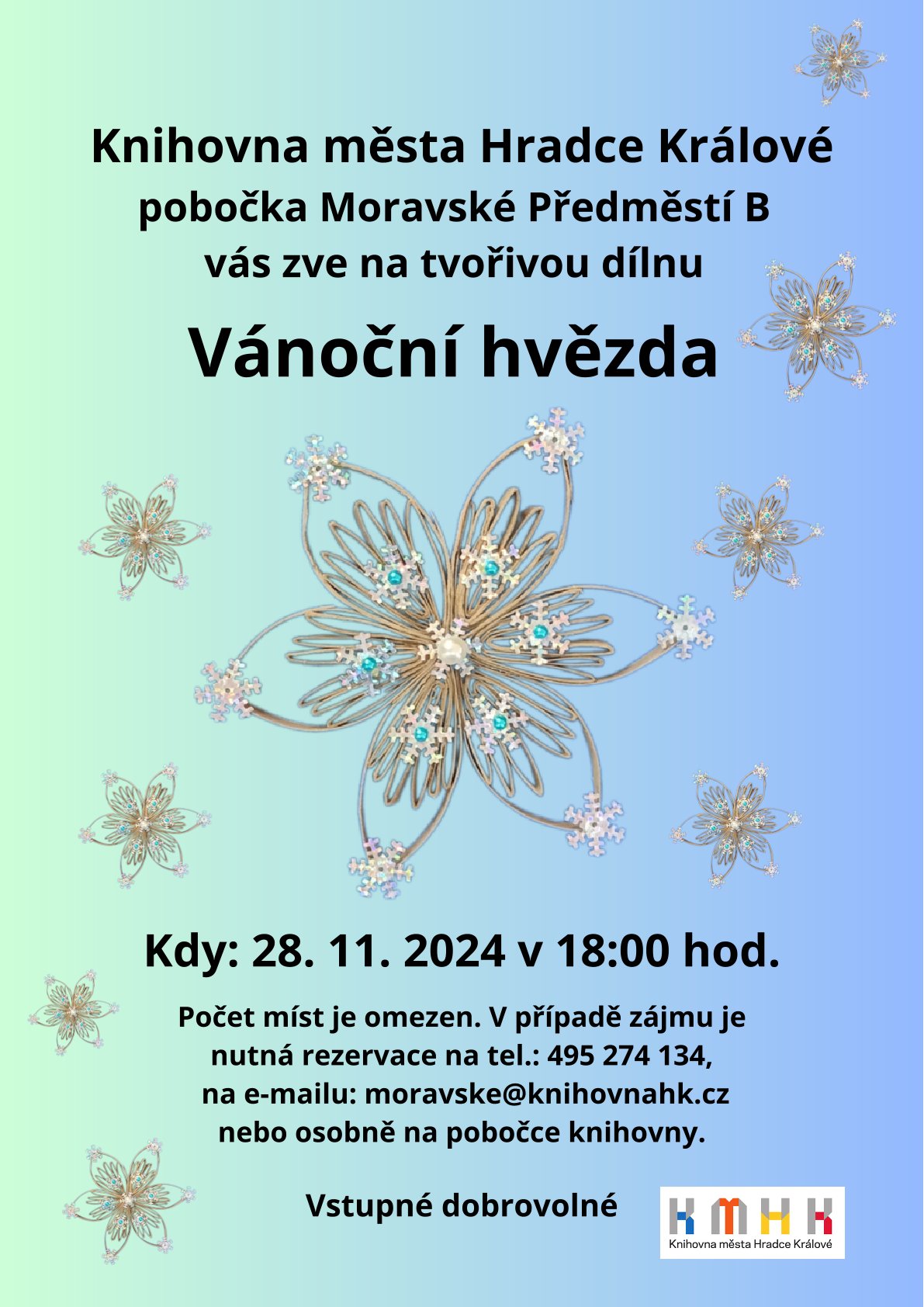 Výtvarná dílna – Vánoční hvězda