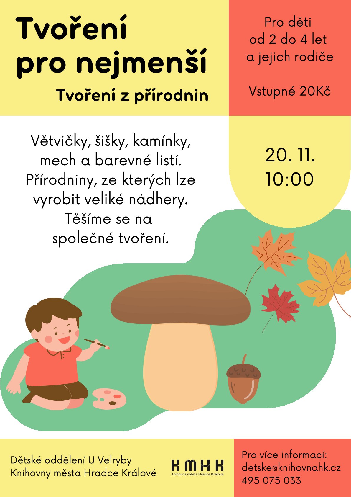 Tvoření pro nejmenší – Tvoření z přírodnin