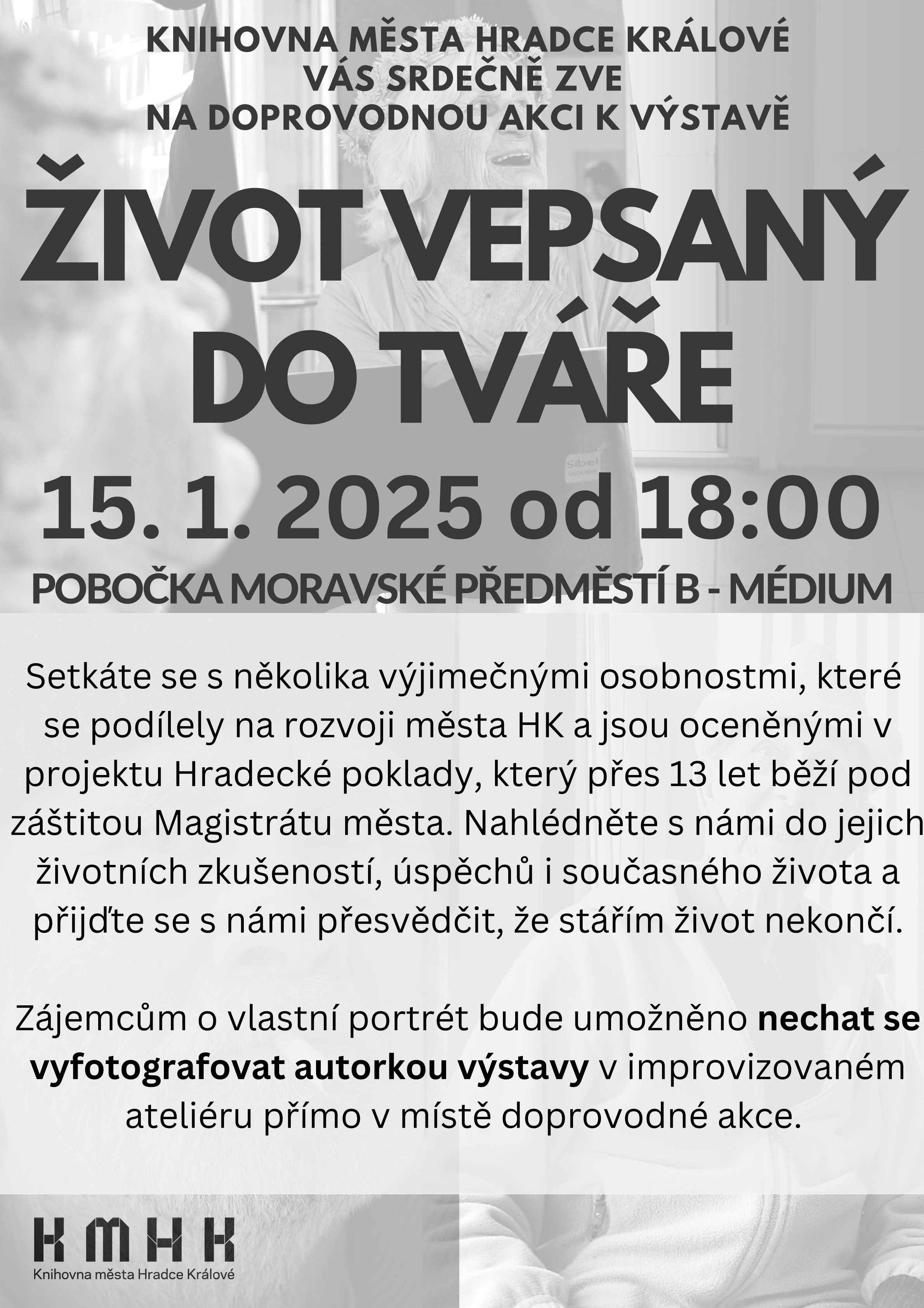 Beseda k výstavě Život vepsaný do tváře 