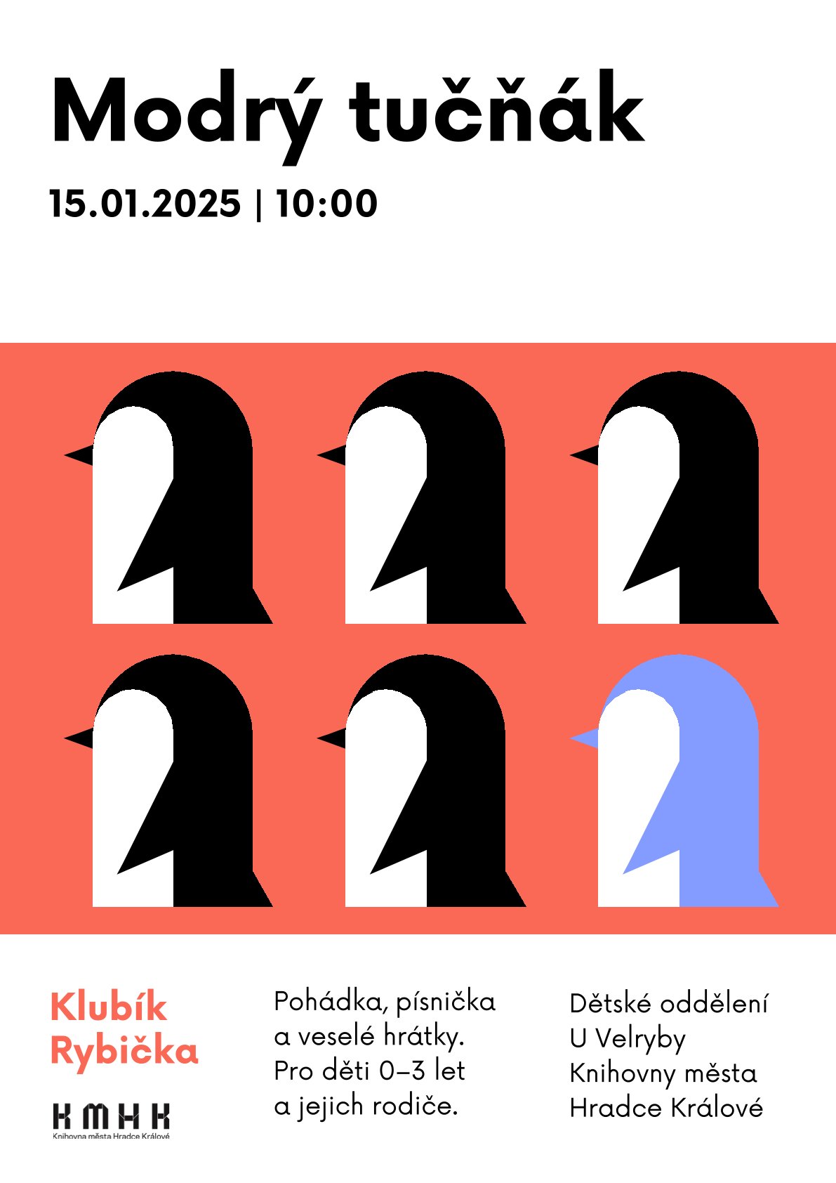 Klubík Rybička – Modrý tučňák