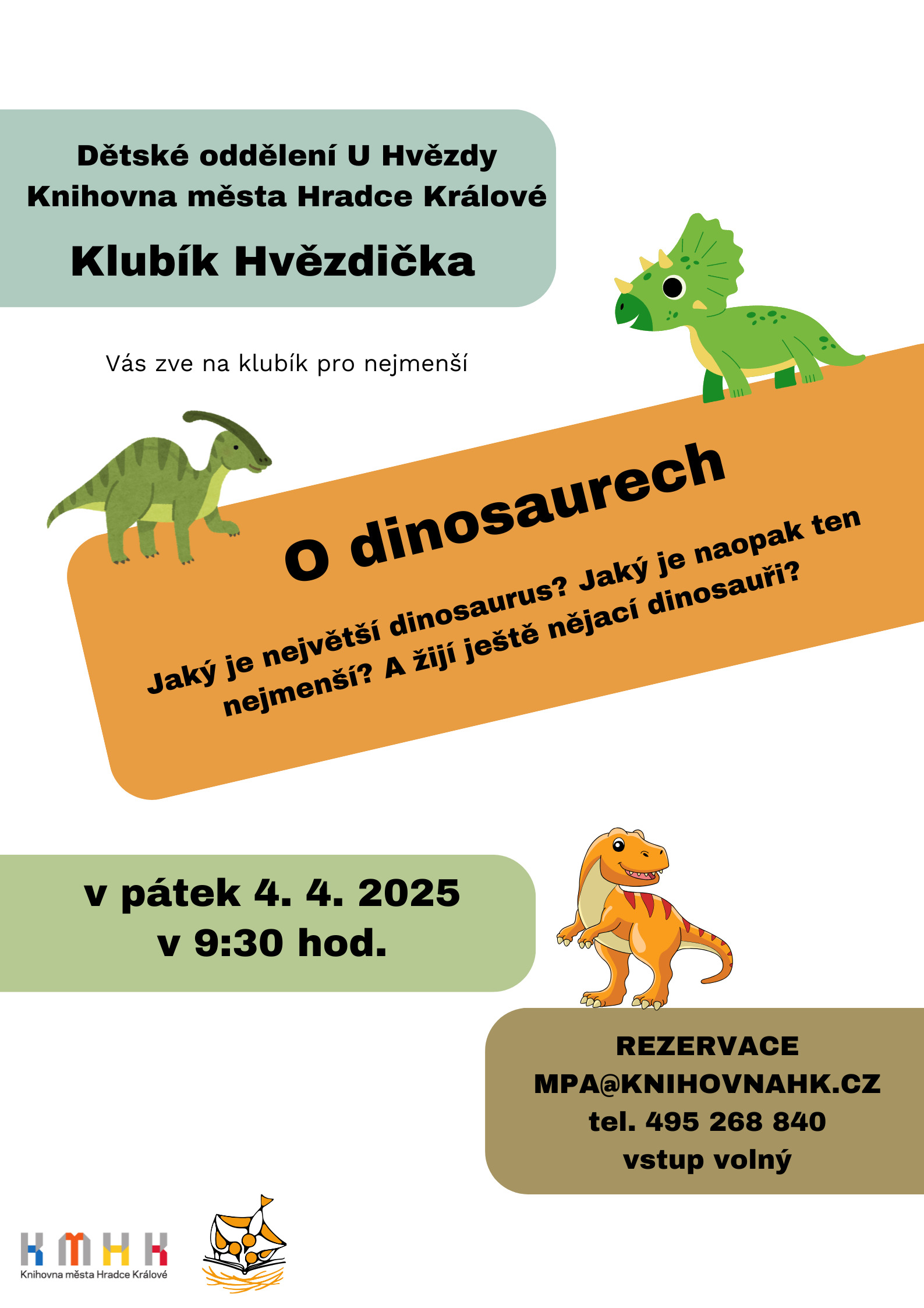 Klubík Hvězdička – O dinosaurech