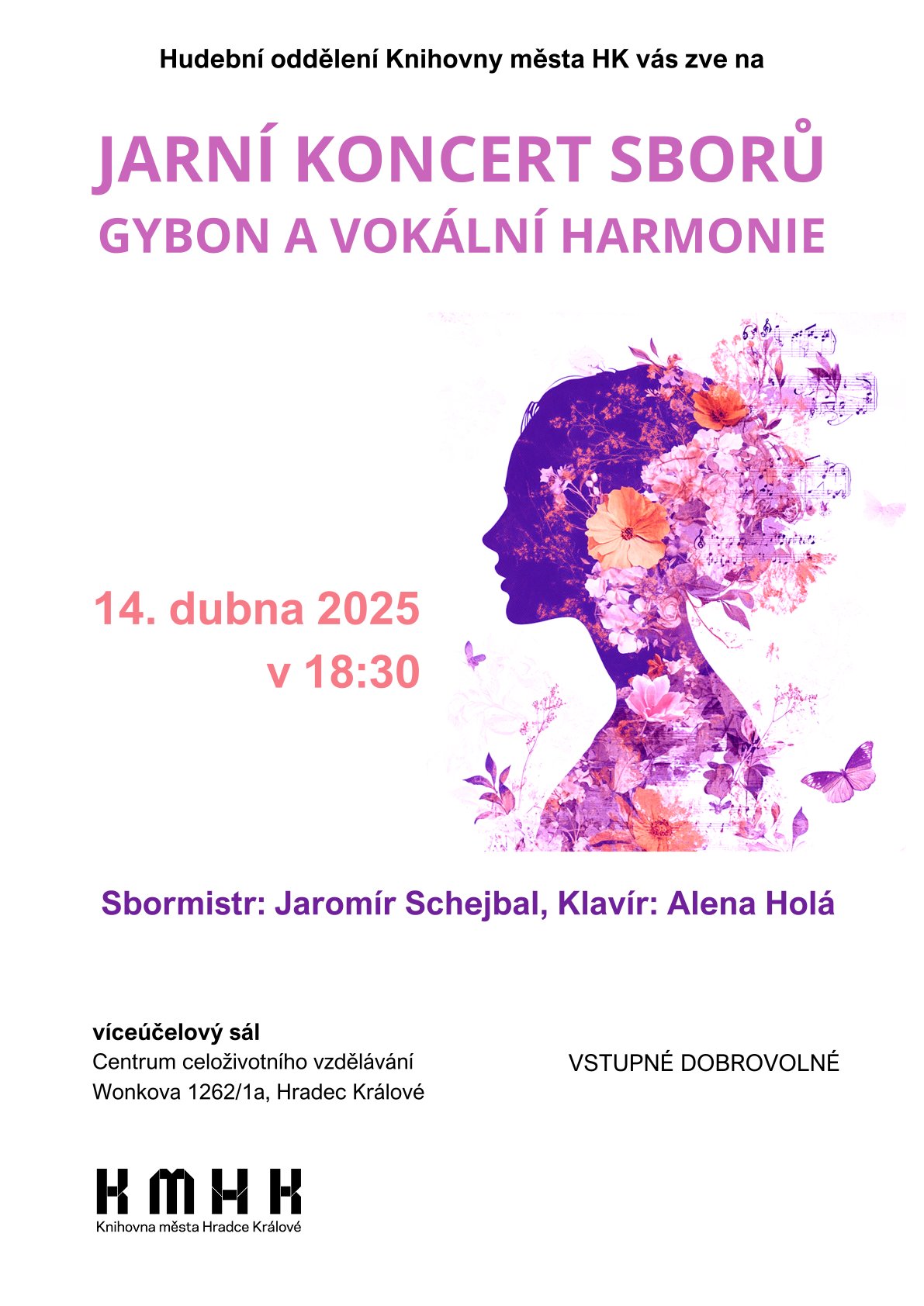 Jarní koncert sborů Gybon a Vokální Harmonie