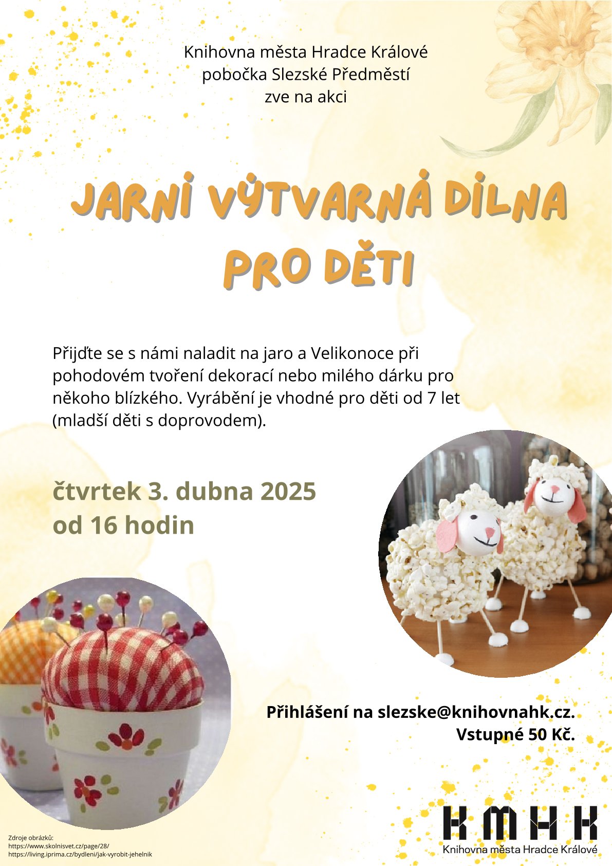 Jarní výtvarná dílna pro děti
