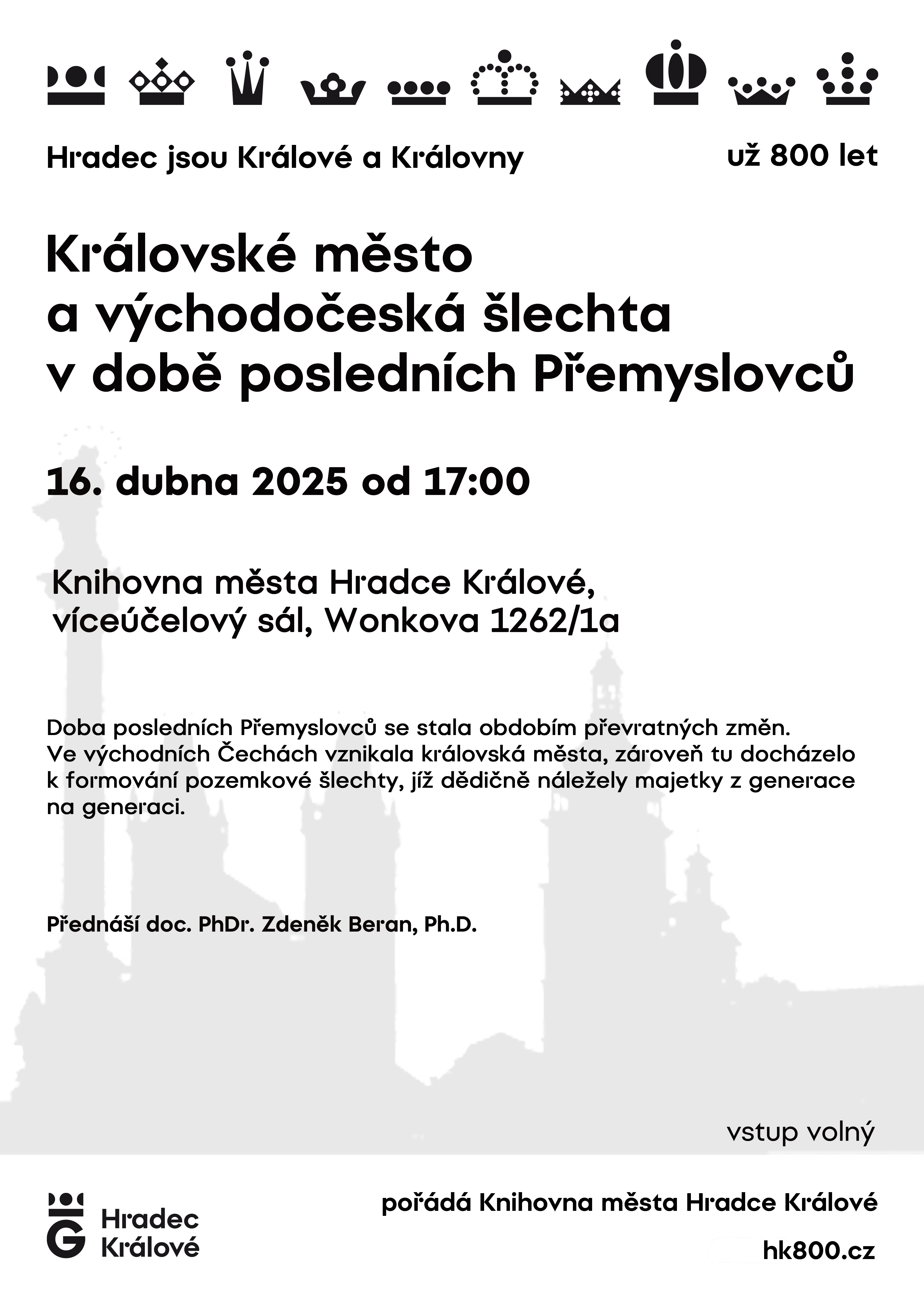 Královské město a východočeská šlechta v době posledních Přemyslovců