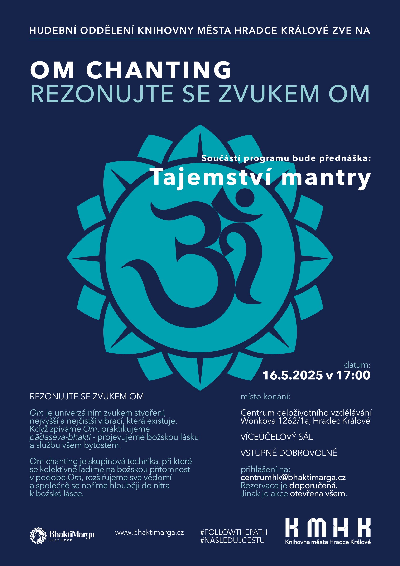 OM chanting a přednáška Tajemství mantry