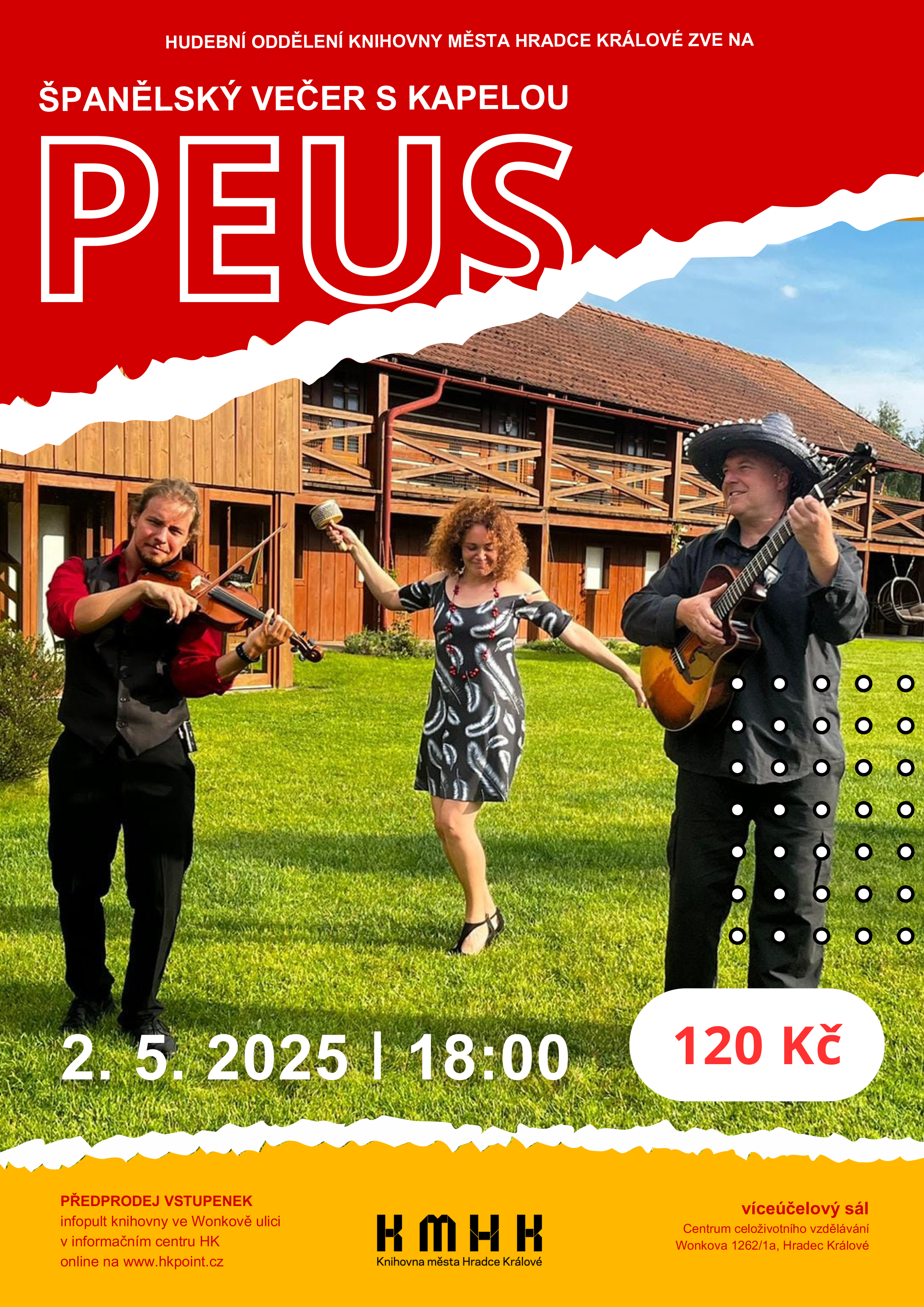Španělský večer s kapelou PEUS