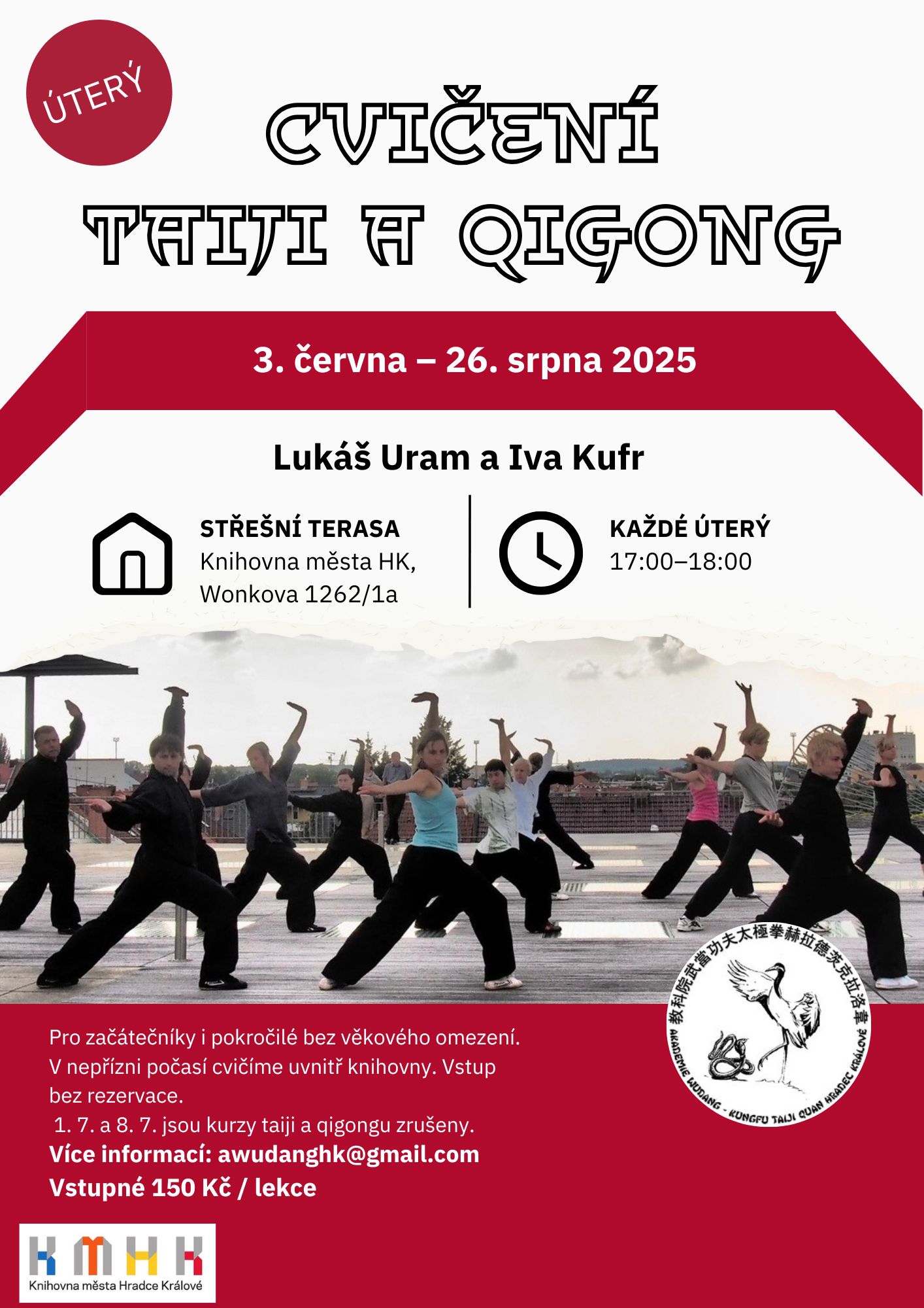 Letní cvičení Taiji a Qigong