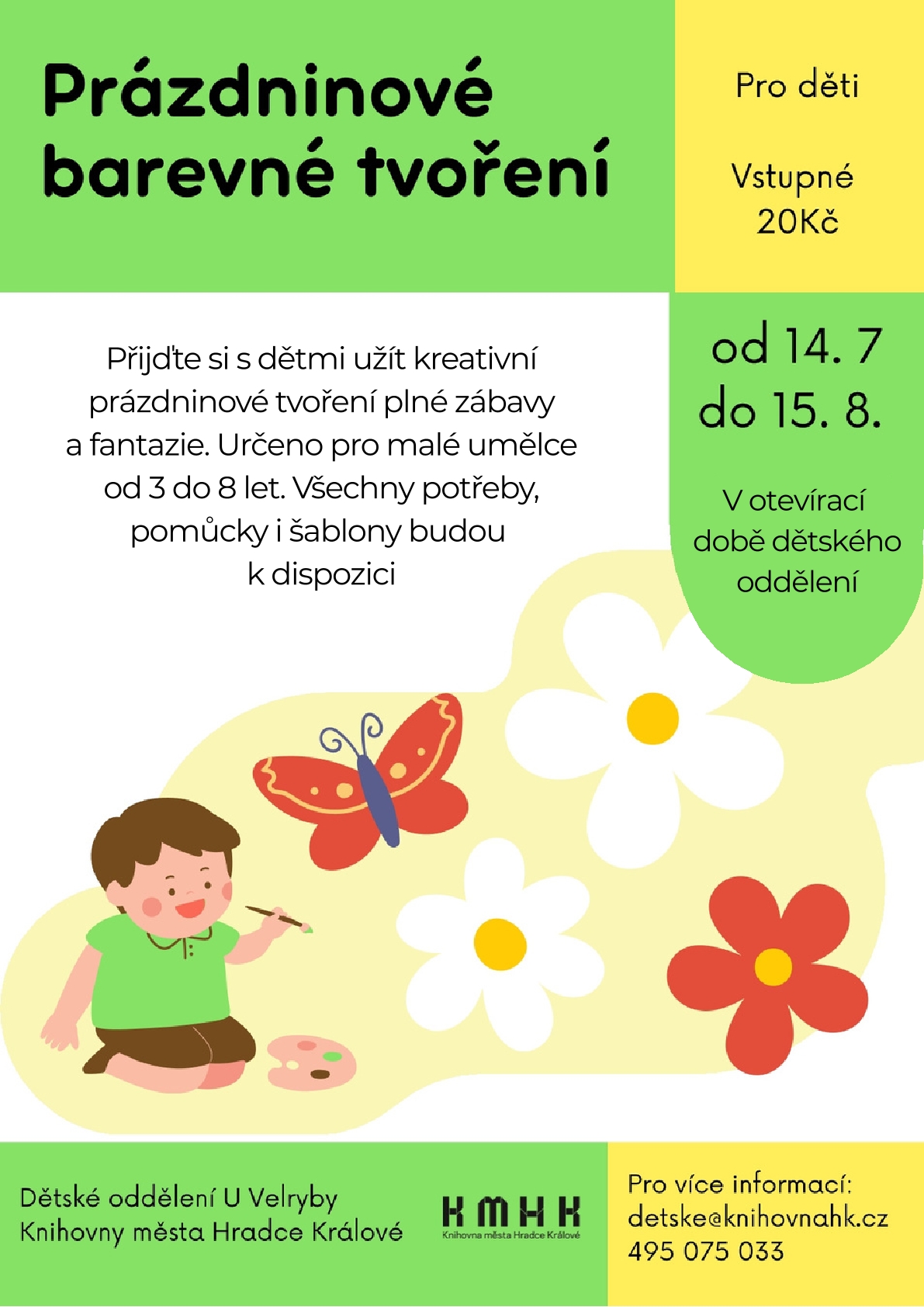Barevné prázdninové tvoření