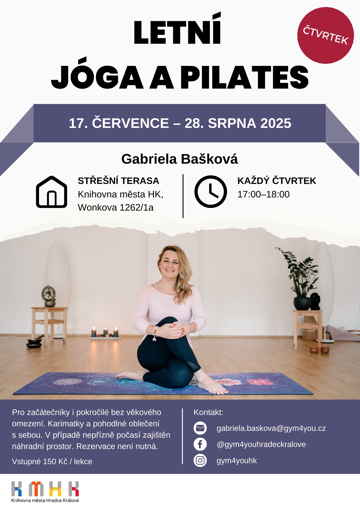 Letní jóga a pilates