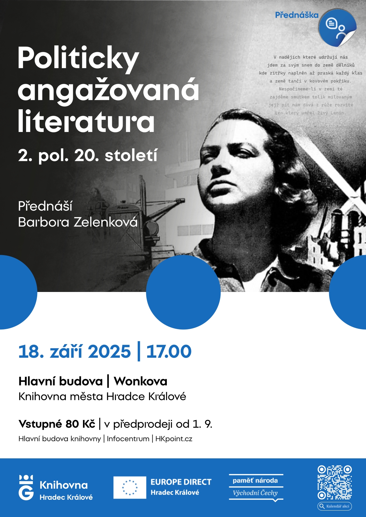 Politicky angažovaná literatura 2. poloviny 20. století
