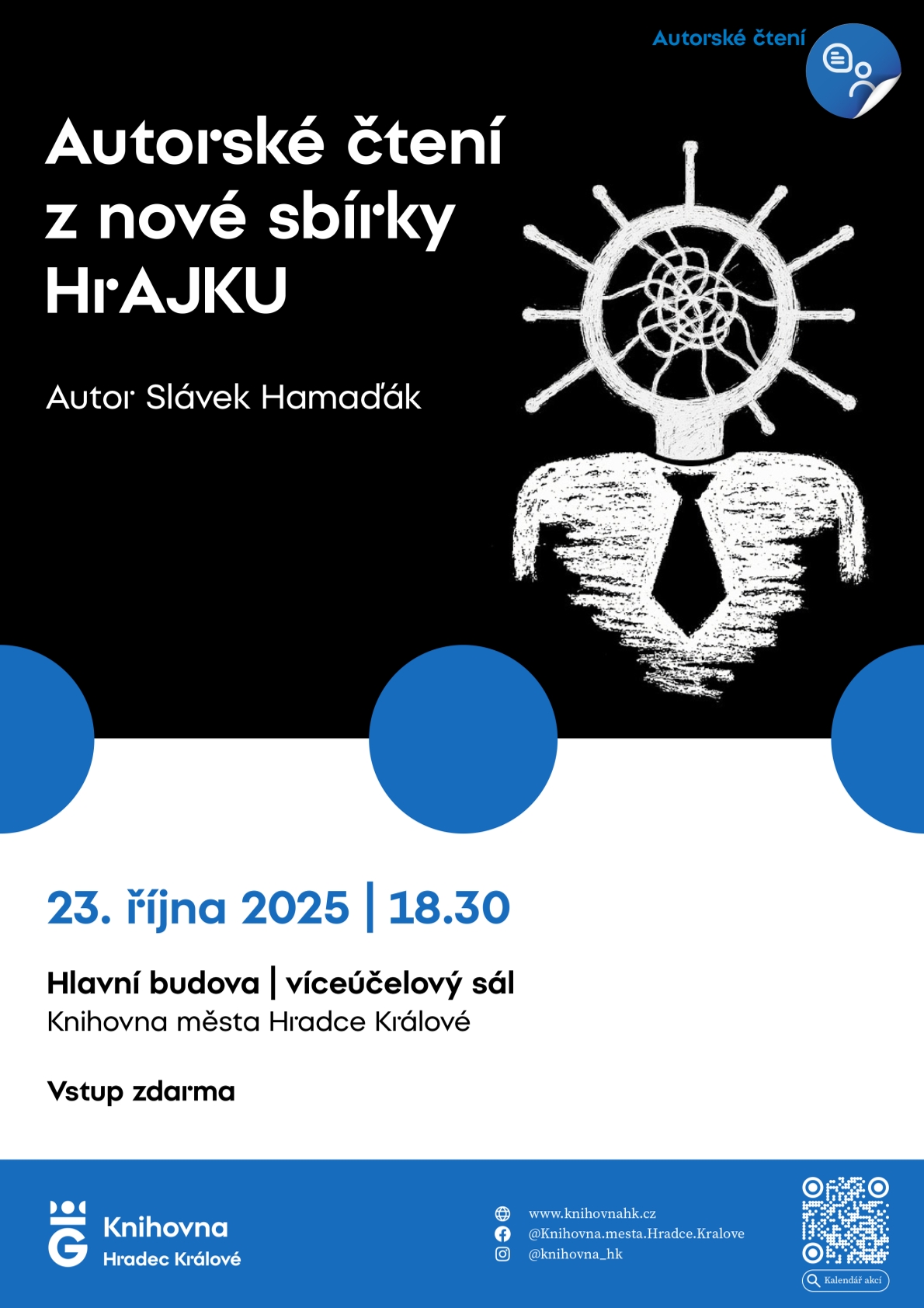 Autorské čtení z nové sbírky HrAJKU