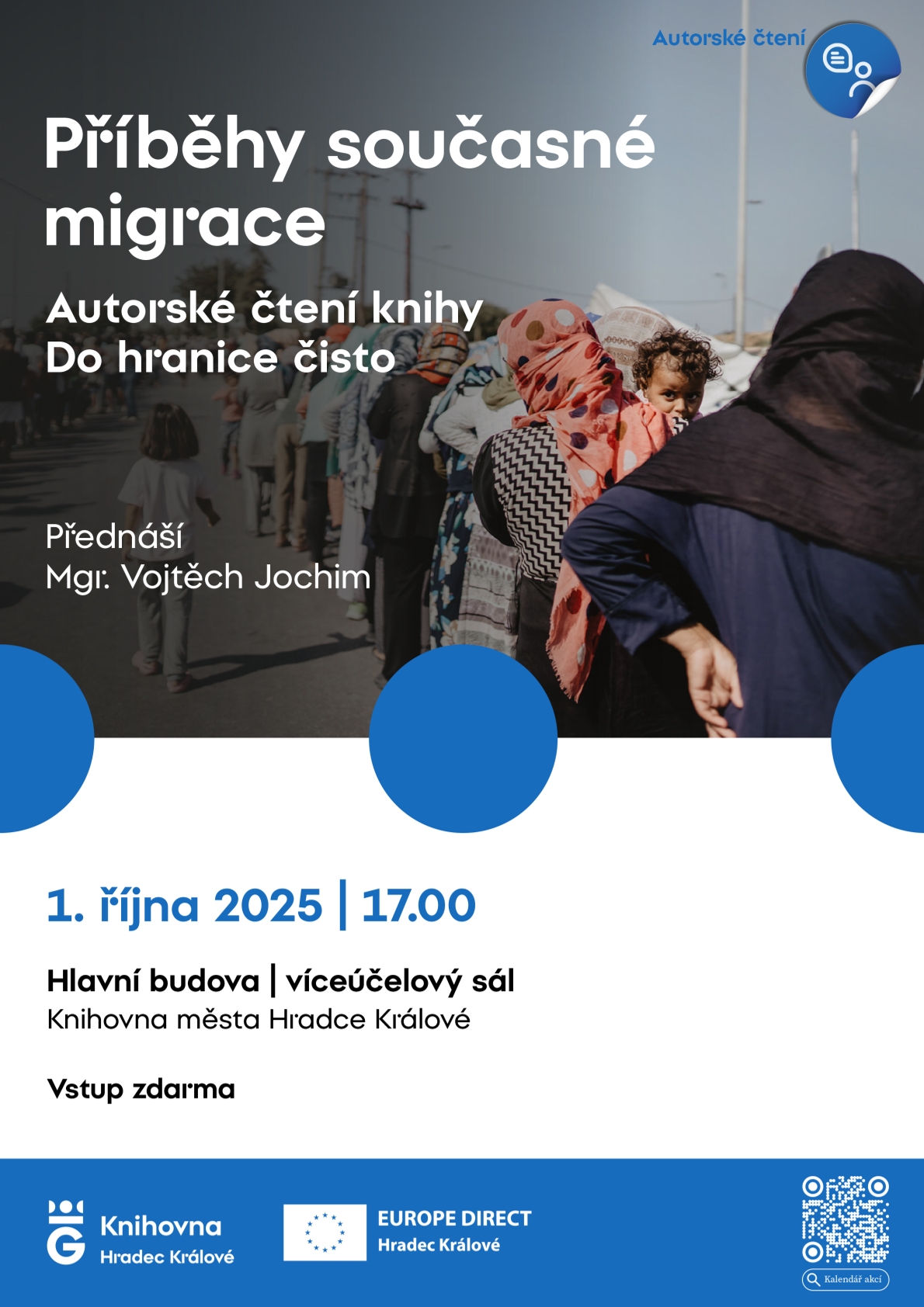  Příběhy současné migrace: Autorské čtení Do hranice čisto