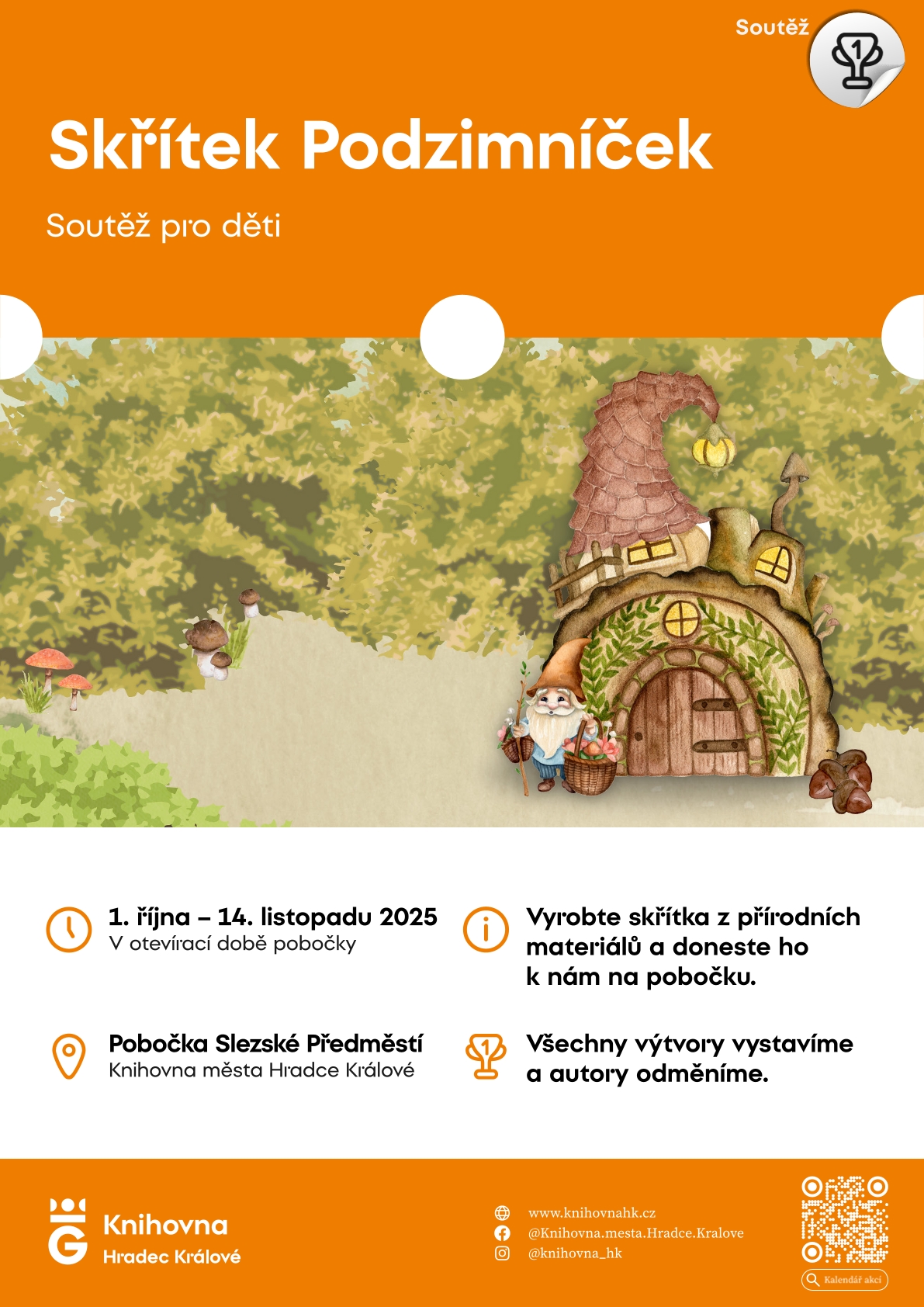 Soutěž pro děti – Skřítek Podzimníček