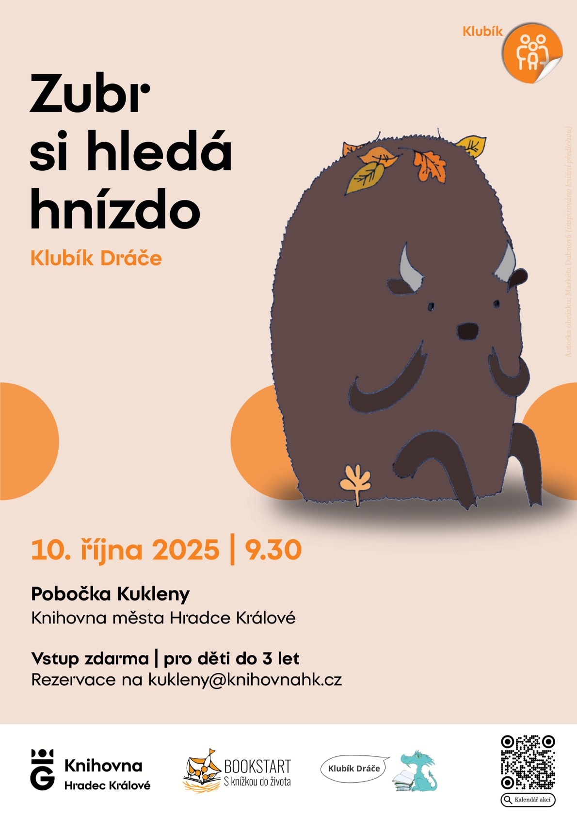 Klubík Dráče – Zubr si hledá hnízdo
