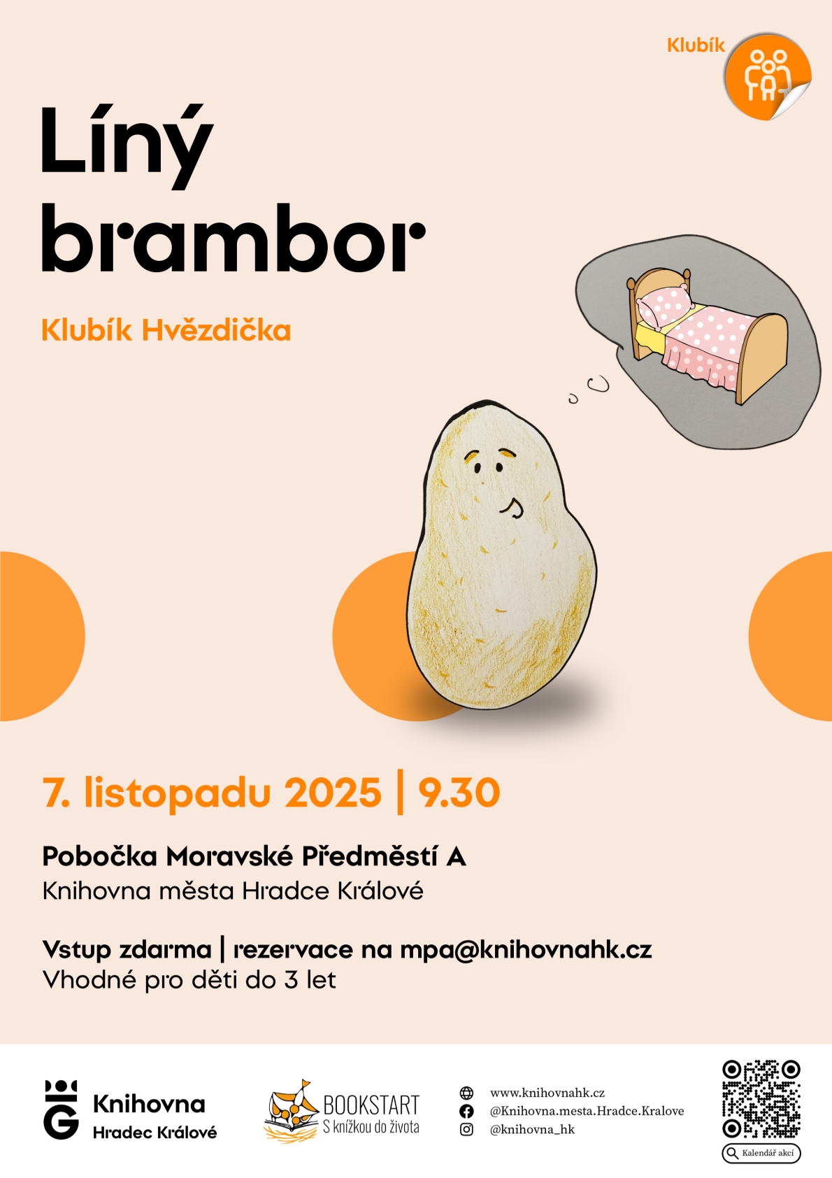 Klubík hvězdička – Líný brambor