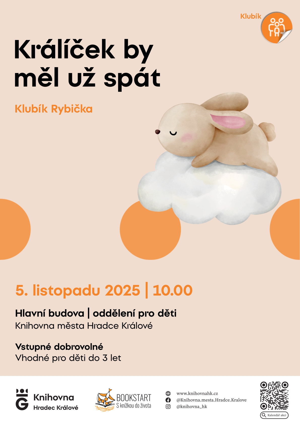 Klubík Rybička – Králíček by měl už spát